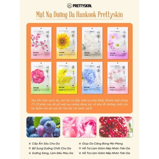 Mặt nạ Prettyskin Hankook 4 mùa 1 miếng