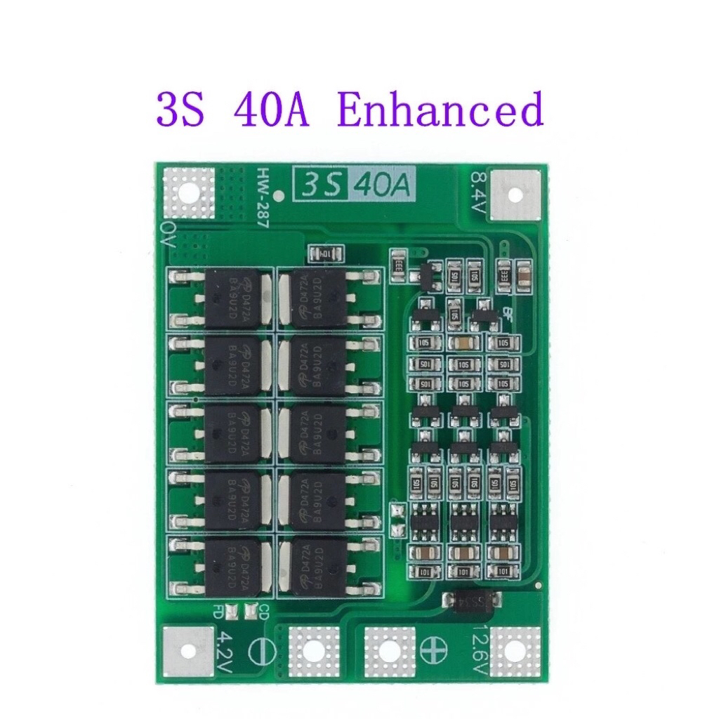 Mạch sạc xả 3s 40a có chức năng cân bằng