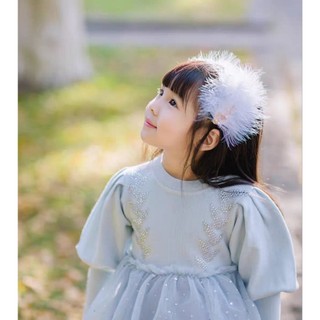 Kẹp lông vũ [ Set 1 cặp ] Cài kẹp lông vũ công chúa biểu diễn thời trang, sự kiện