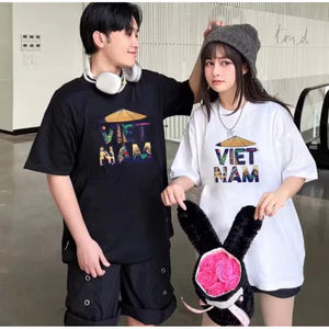 Áo thun Việt Nam Form Rộng Hottrend 2025 Chất Vải Cotton Bacsic New SS2025