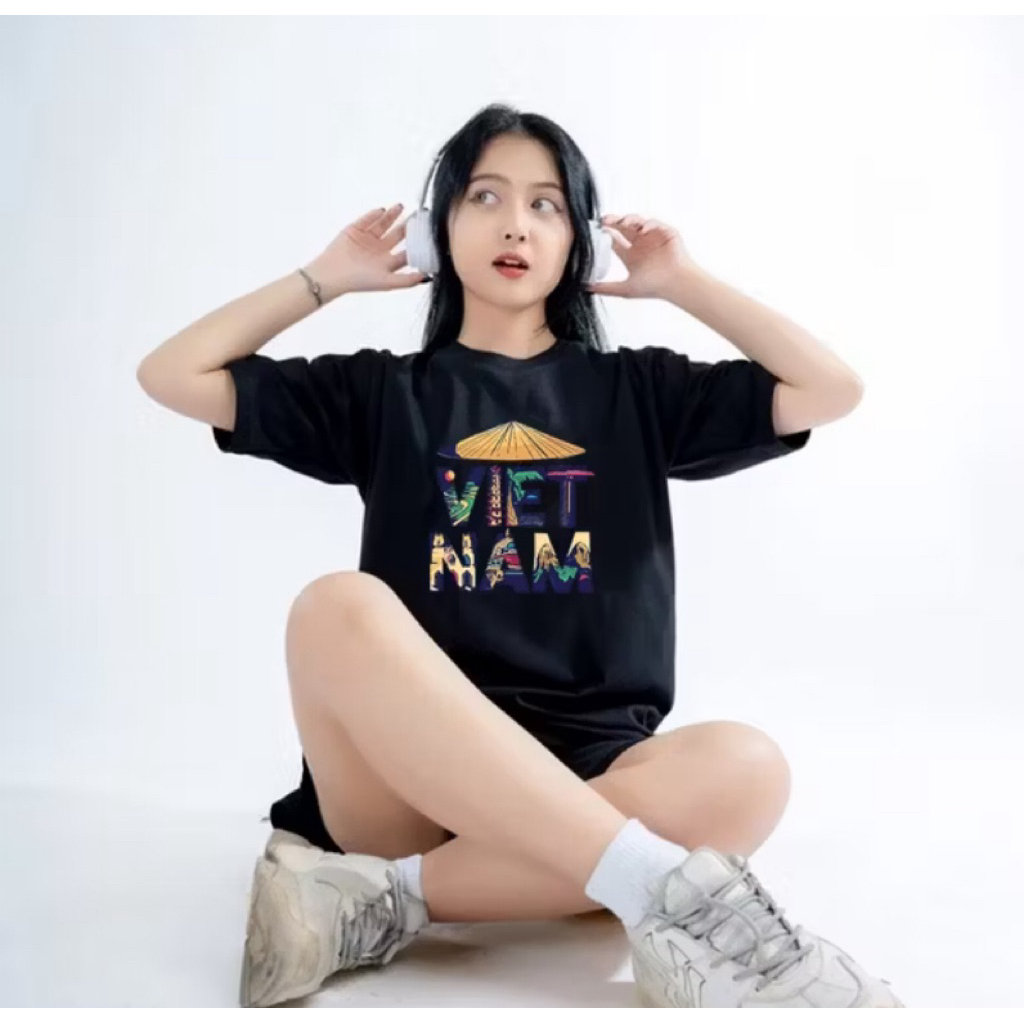 Áo thun Việt Nam Form Rộng Hottrend 2025 Chất Vải Cotton Bacsic New SS2025