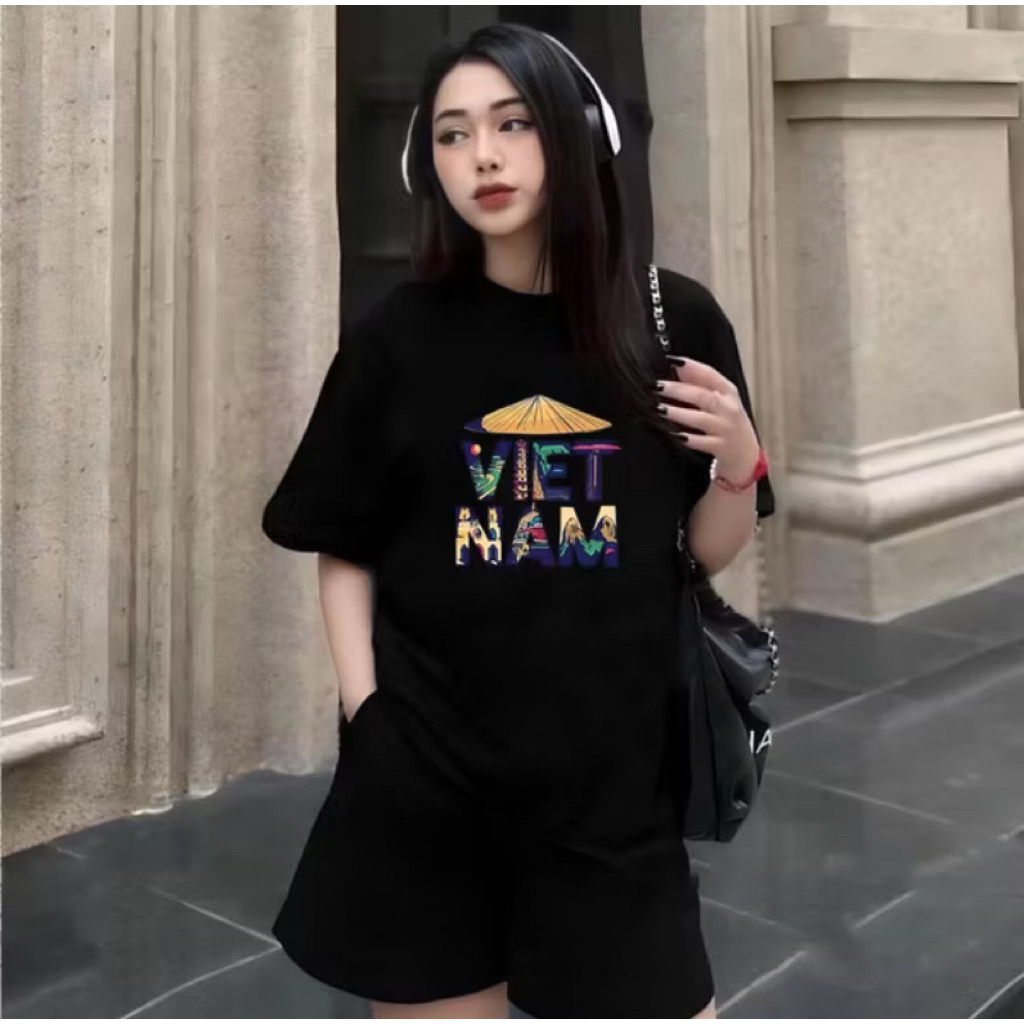 Áo thun Việt Nam Form Rộng Hottrend 2025 Chất Vải Cotton Bacsic New SS2025
