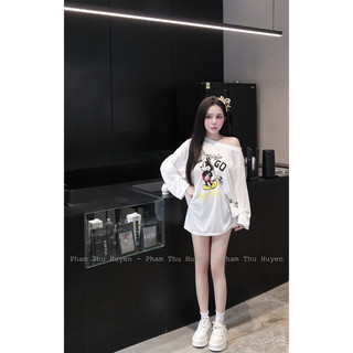 kẹp tóc chuột micky pha bi dễ thương nhẹ nhàng 13cm-chuẩn l1 hot girl
