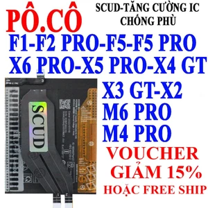 Pin Scud cho Poco F1/F2 Pro/F5/F5 Pro/X2/X3 GT/X4 GT/X5 Pro/X6 Pro/M4 Pro/M6 Pro