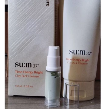 Chi.ết mặt nạ đất sét sum.37 sạch dầu nhờn se lỗ chân lông sáng da kiêm sữa rửa mặt