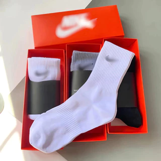 [SET 5,10] Tất logo NK Everyday thể thao cao cấp, vớ dệt kim thể thao cao cấp
