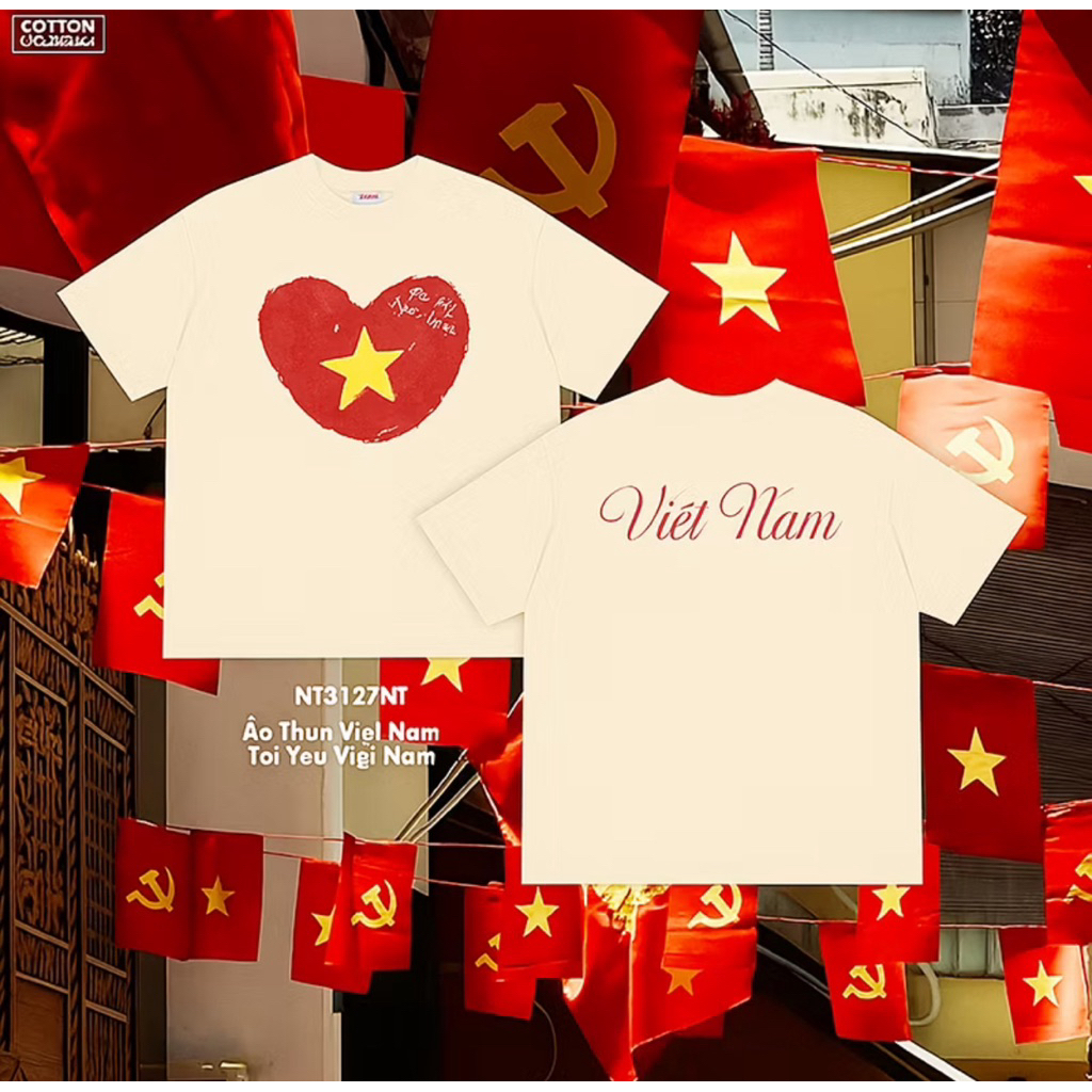 Áo Thun Việt Nam-Độc Lập New Ss 2025 Dịp Quốc Khánh