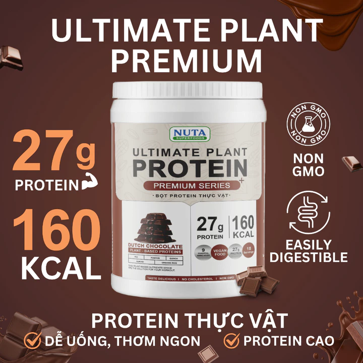 Bột Protein Thực Vật Ultimate Protein Hộp 800g – 4