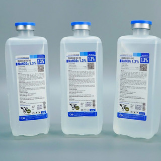 Combo 10 chai 500ml dung dịch nước muối VB Pharma bù nước và điện giải cho trâu bò gia súc gia cầm