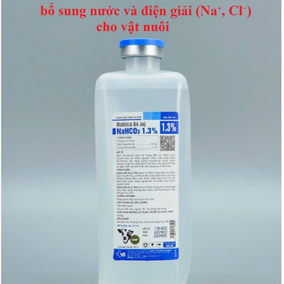 Combo 10 chai 500ml dung dịch nước muối VB Pharma bù nước và điện giải cho trâu bò gia súc gia cầm