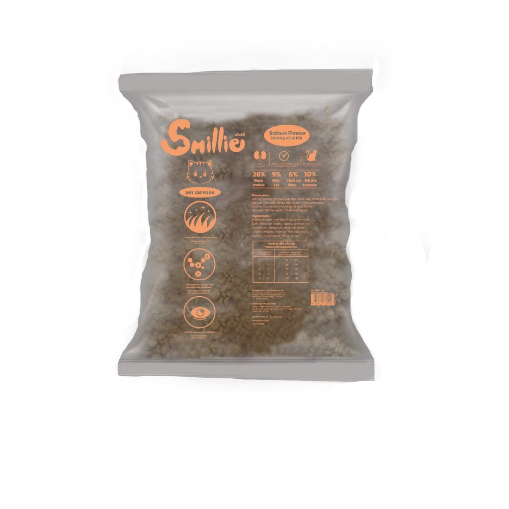Thức ăn dành cho mèo SMILLIE  gói 1kg
