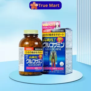 Viên uống bổ sung Glucosamine Orihiro hỗ trợ giảm đau xương khớp hộp 900 viên nội địa Nhật