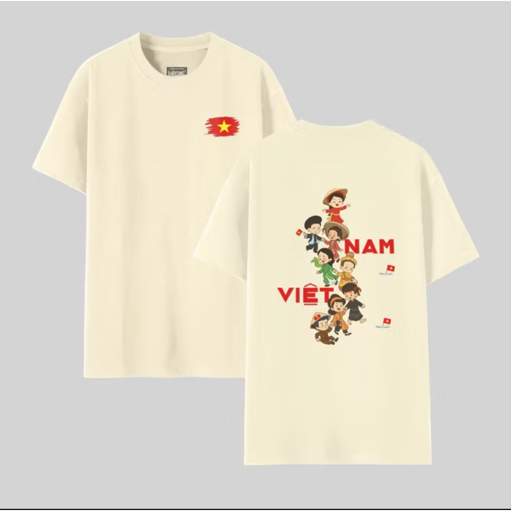 Áo Thun Việt Nam Trang Phục Dân Tộc Đa Dạng Full Size Unisex Nam Nữ