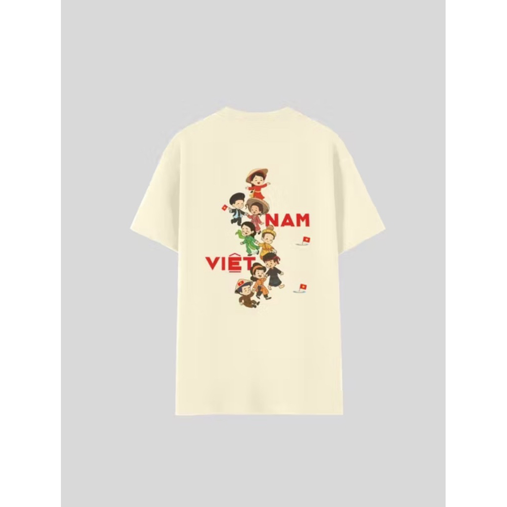 Áo Thun Việt Nam Trang Phục Dân Tộc Đa Dạng Full Size Unisex Nam Nữ