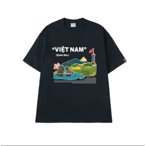 Áo Thun Phong Cảnh Việt Nam- Địa Điểm Du Lịch Unisex Nam Nữ Form Rộng