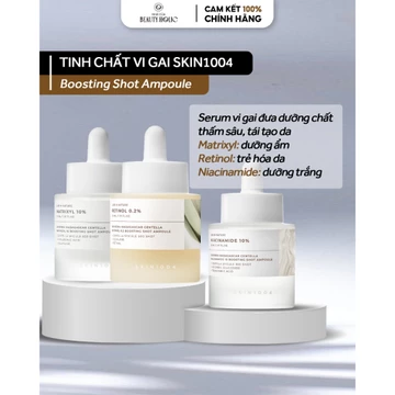 Tinh chất vi gai SKIN1004 RETINOL 0.2 – NIACINAMIDE 10 – MATRIXYL 10 BOOSTING SHOT AMPOULE 30ML