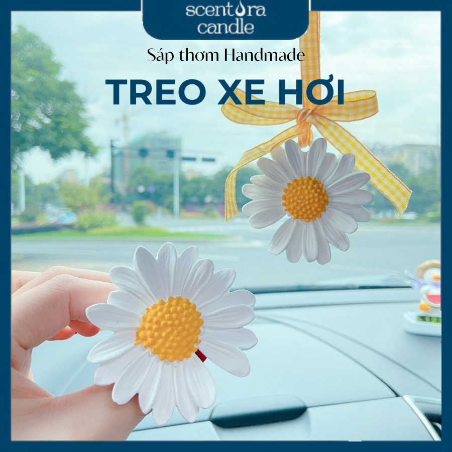 Sáp thơm Hoa Cúc nhiều màu khử mùi trang trí, decor phòng, treo tủ, quà cưới, quà tặng sự kiện