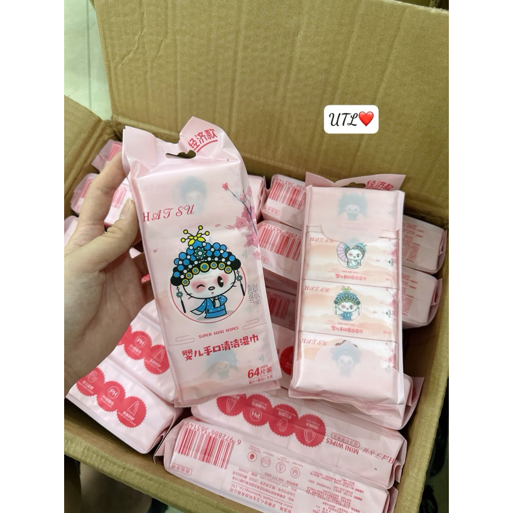 Giấy ướt mini tiện lợi bỏ túi