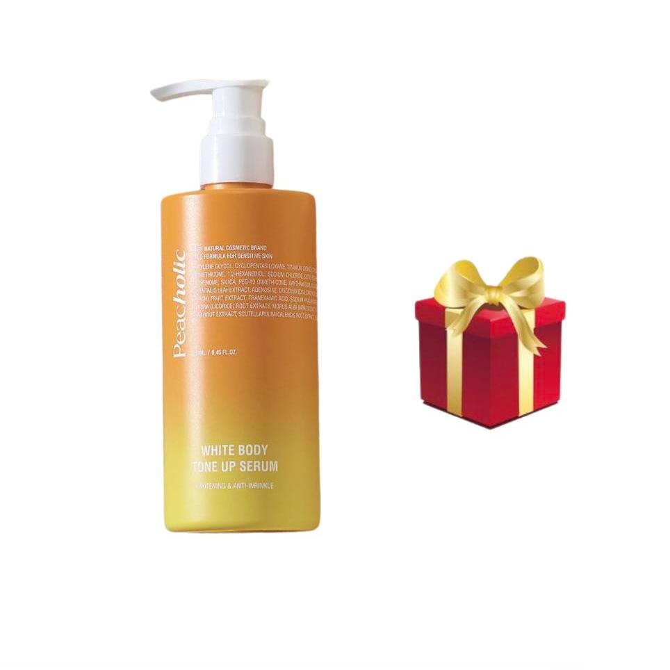 M39_[KÈM QUÀ] Kem Nâng Tone Body Peacholic Hàn Quốc 250ml_TẶNG .......