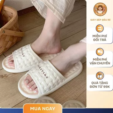 Dép Nữ Đi Trong Nhà Xixitiao Mềm Nhẹ Giá Rẻ, Dép Quai Ngang Đế Bánh Mì Chất EVA, Chống Trơn Trượt