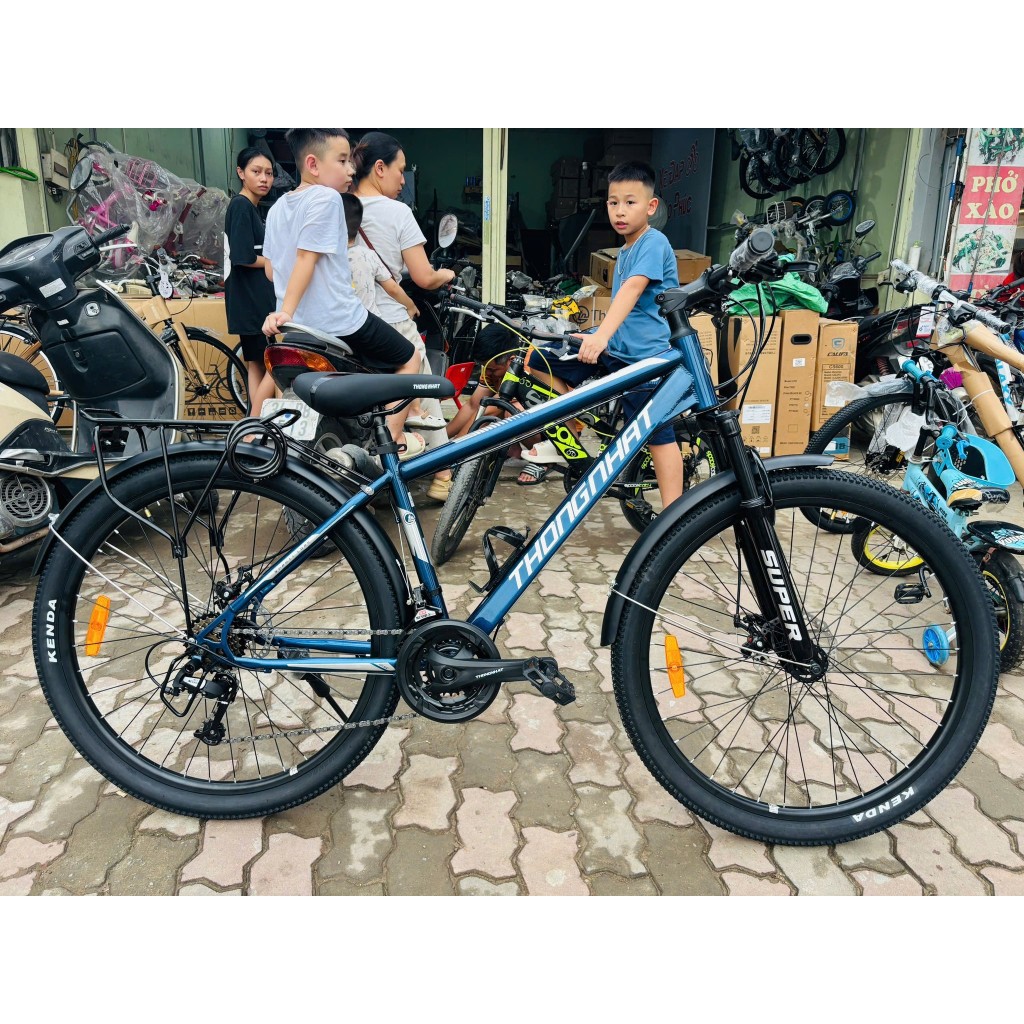 Xe đạp thể thao Thống Nhất 24/26inch (tặng: lục giác, chuông, đèn, dầu xích, khóa)