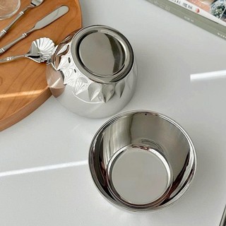 Bát cơm, bát tô hoa sen Chockmen [100] 12/16cm - 450/1000ml, inox 18/10 giữ nhiệt và cách nhiệt C100