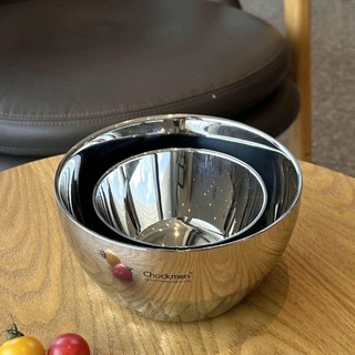 Bát cơm, bát tô hoa sen Chockmen [100] 12/16cm - 450/1000ml, inox 18/10 giữ nhiệt và cách nhiệt C100