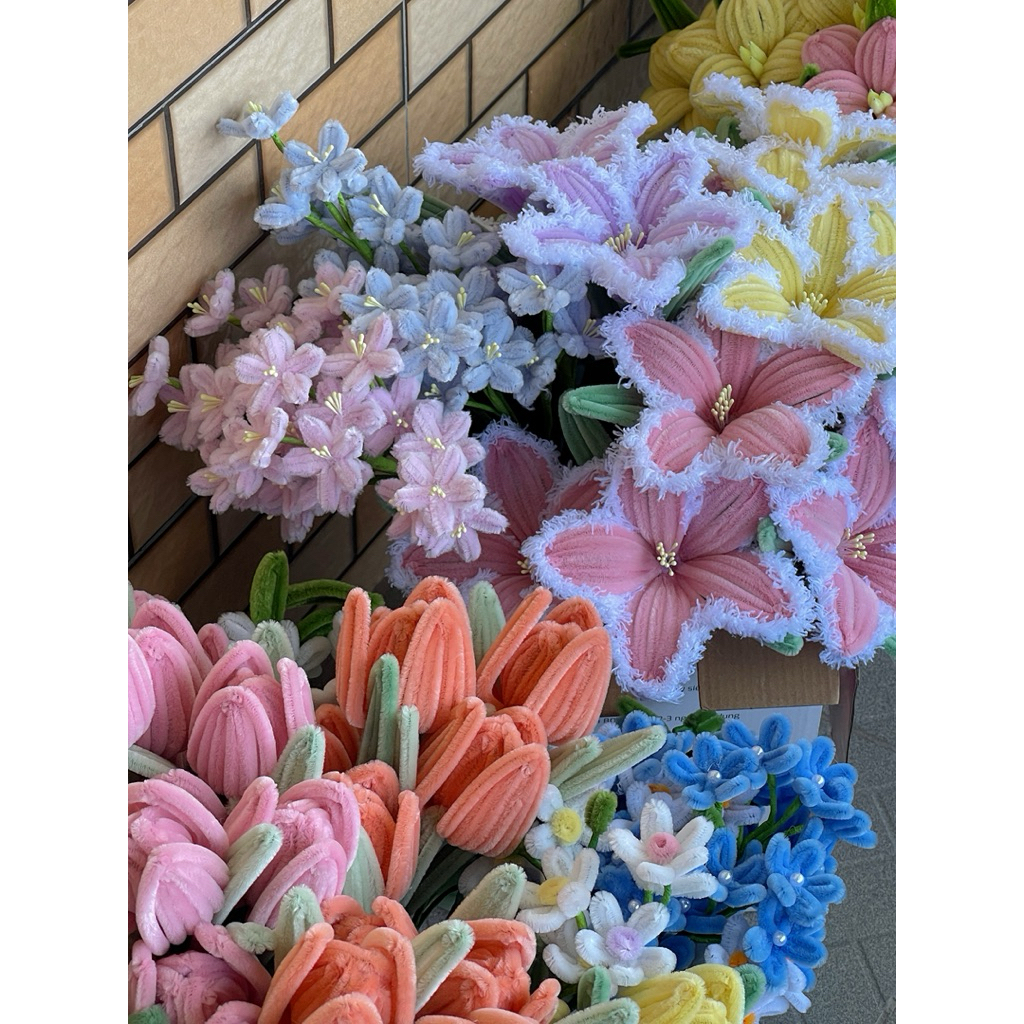 Top 7 Mẫu Hoa Len Hoa Kẽm Đẹp Nhất 2025 – Trang Trí Nhà Cực Sang