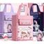 Túi học thêm khoá kéo 30x28cm, Túi Đựng Sách Vở Học Sinh, Túi Đi Học Chống Thấm Nước Quai Đeo Chắc Chắn Kiểu Dáng Đứng