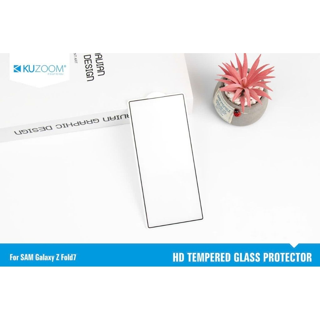 Kính cường lực Kuzoom full màn trong suốt cho Samsung ZFold 7 6 5 / ZFlip 7 6 5 hạn chế vân tay