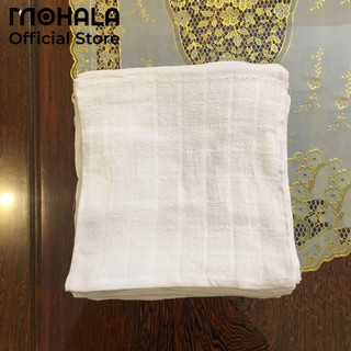 Khăn trắng THAIBINH TOWEL chất liệu cotton kích thước 25x25, khăn vuông trắng cao cấp dùng lau đa năng, phục vụ nhà hàng