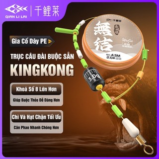 Trục Câu Đài Buộc Sẵn KingKong Quanlilai Hàng Cao Cấp Phụ Kiện Câu Đài Giá Rẻ Gia Cố Dây PE