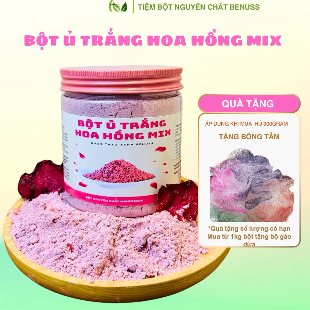 Bột Ủ Trắng Hoa Hồng Mix Benuss