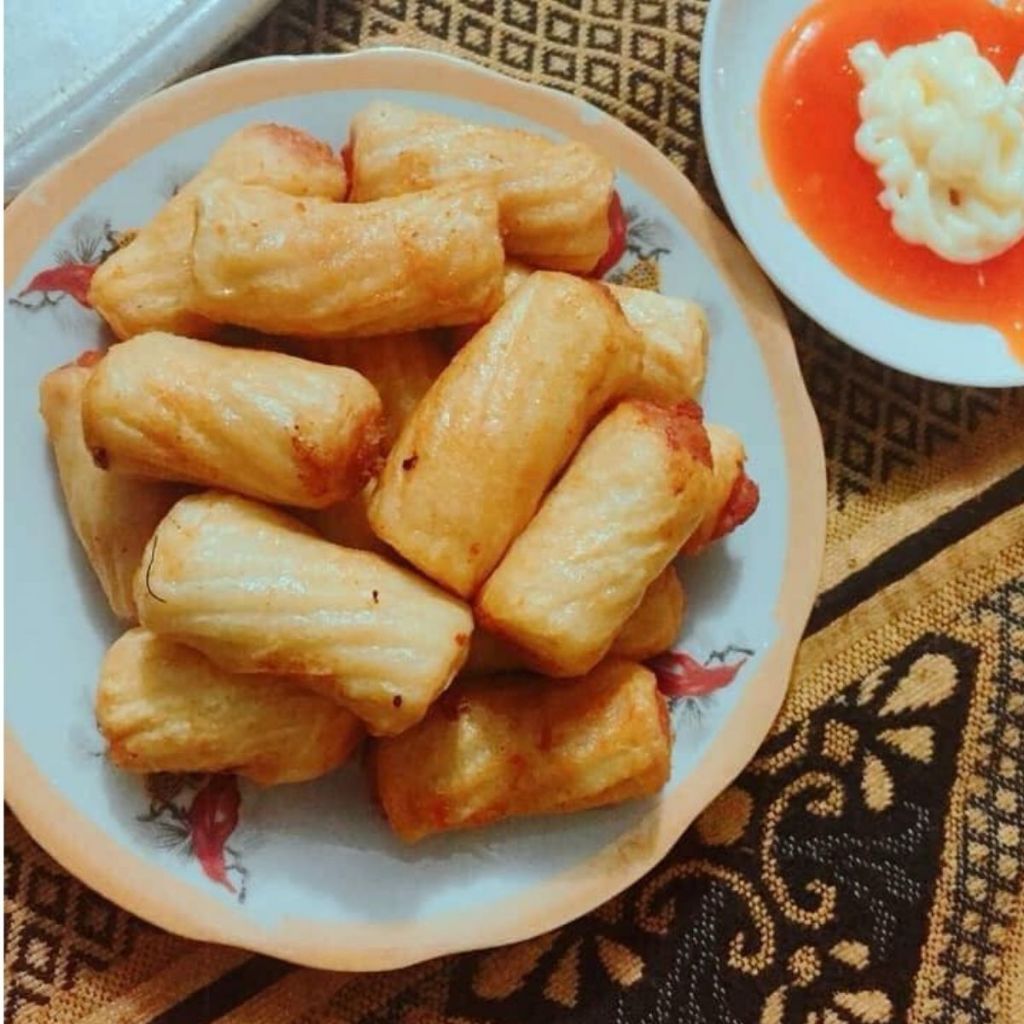 ( Hoả tốc HCM ) CHẢ MỰC XOẮN ỐNG 500G-Vị ngọt tự nhiên từ mực tươi, dai nhẹ