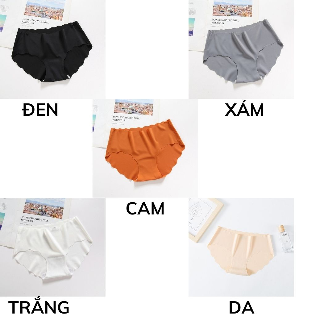 Quần lót nữ đúc su không đường may tàng hình viền lượn sóng đáy lót cotton kháng khuẩn DEVARI A09 - ảnh 5