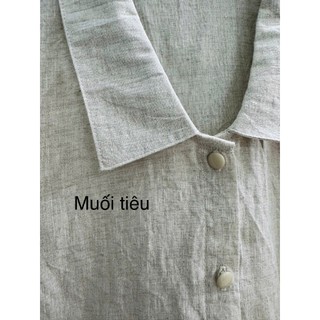 [JUNE LINEN] A29. Áo croptop Linen tưng premium. Ảnh chính chủ.
