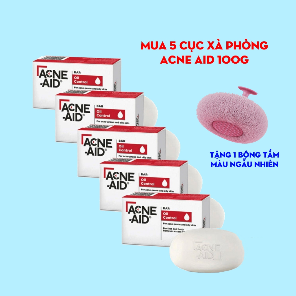 Xà Phòng Rửa Mặt Và Giảm Mụn Acne Aid Bar Oil Control 100g | Shopee ...
