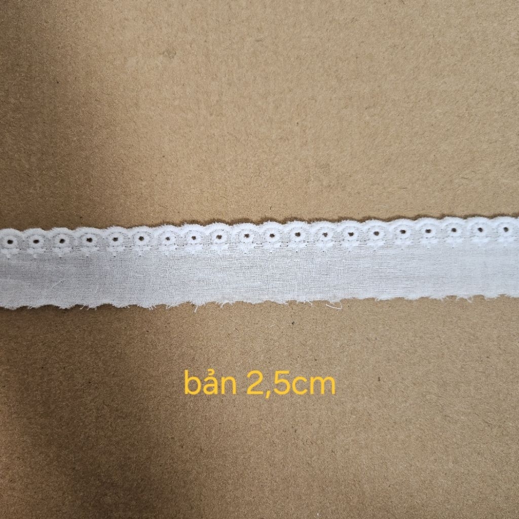 Trắng bản 2,5cm