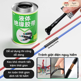Keo Cách Điện Dạng Lỏng An Toàn Nhanh Khô 150ml Dễ Khô Băng Keo Cách Điện Chống Chịu Nhiệt Độ Cao Dễ Dàng Sử Dụng -KCD01