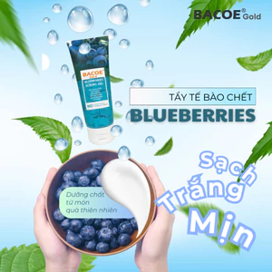 Tẩy Tế Bào Chết Bacoe Gold Trắng Sáng Mịn Da Tinh Chất Việt Quất