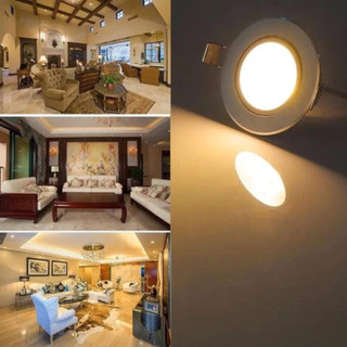 Đèn Led Âm Trần Đế Đúc (Nguồn Liền) 7W 9W Phi 90 | Đèn Âm Trần Downlight | Ánh Sáng 3 Màu | BH 2 Năm