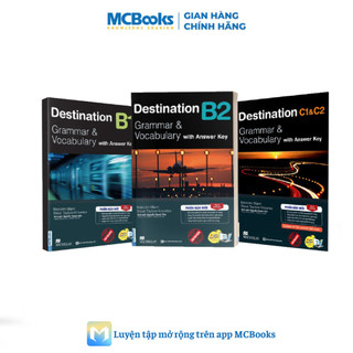 Sách Destination Grammar & Vocabulary B1, B2, C1&C2  (Lẻ/ Combo)