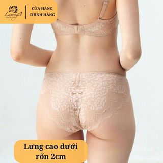 Quần Lót Ren Q-1304 – Mềm Mại, Thoáng Mát, Không Hằn Dấu – Lamagie Cao Cấp
