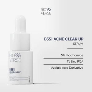 Tinh Chất Niacinamide 5% + Zinc 1% Hỗ Trợ Mụn Bioverse B351 Acne Clear Up Serum 5ml