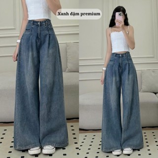 Quần Jean Ống Rộng 247Store Nhiều Màu Quần Bò Ống Suông Unisex Đi Học Đi Làm Back to School