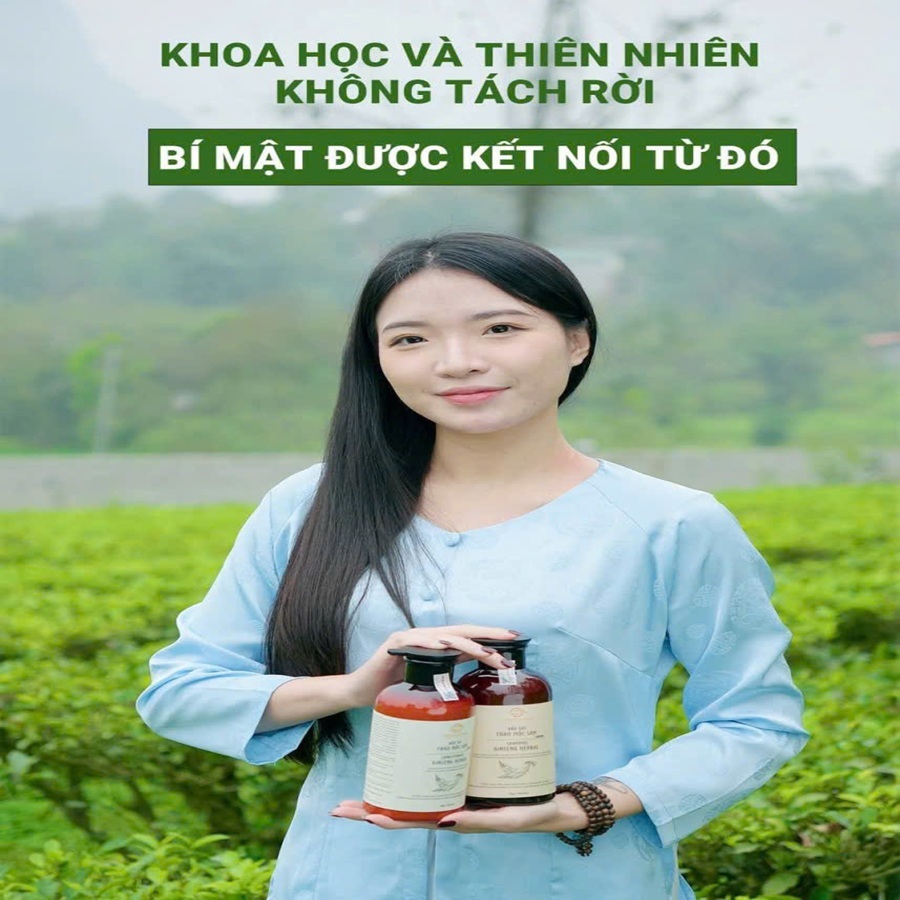 Cặp Dầu Gội Xả Thảo Dược Sâm Nam Núi Dành – Dưỡng Tóc Chắc Khỏe, Suôn Mượt – Mua Ngay