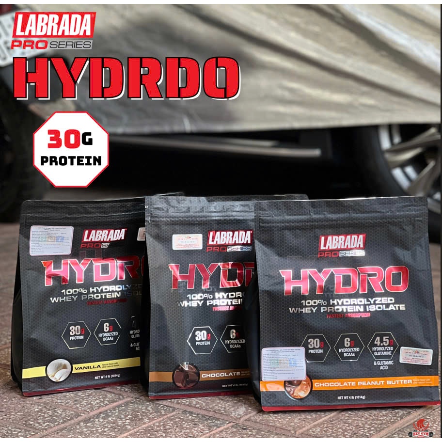 [BBT][TẶNG BÌNH] Sữa Bổ Sung Đạm Labrada Whey HYDRO (1.8kg) Whey Protein Hydrolyzed Isolate