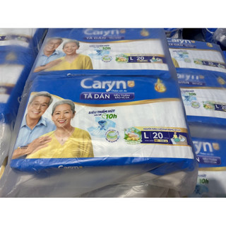 (TẶNG THÊM 2 MIẾNG ) Tã Dán Người Cao Tuổi CARYN TAPE Siêu Thấm Chống Tràn Khô Thoáng Size L20 - HÀNG CHÍNH HÃNG