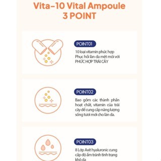 Tinh Chất Dưỡng Sáng Da Mờ Thâm Maxclinic Vita-10 Vital Ampoule 100ml
