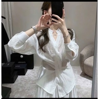 set bộ & lẻ áo đũi nữ xoắn eo- cổ tàu siêu sang chảnh